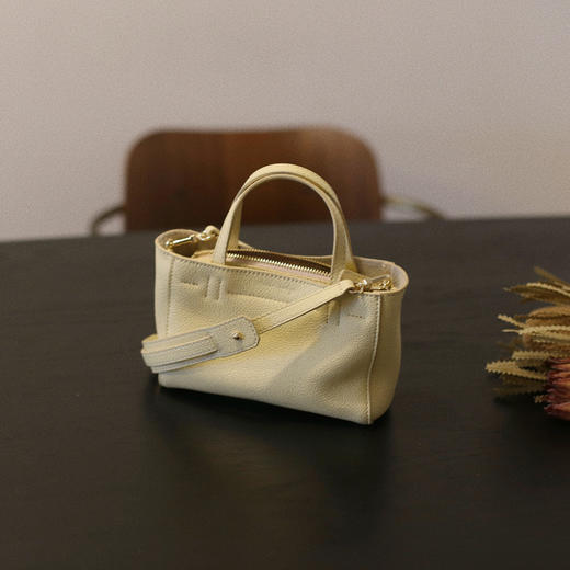 【预售3天】2025新款法式迷你托特包时尚手提包女单肩斜挎包9228-D 商品图6