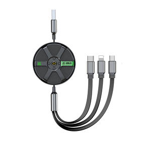 MiNEJONi一拖三收纳车载数据线S17