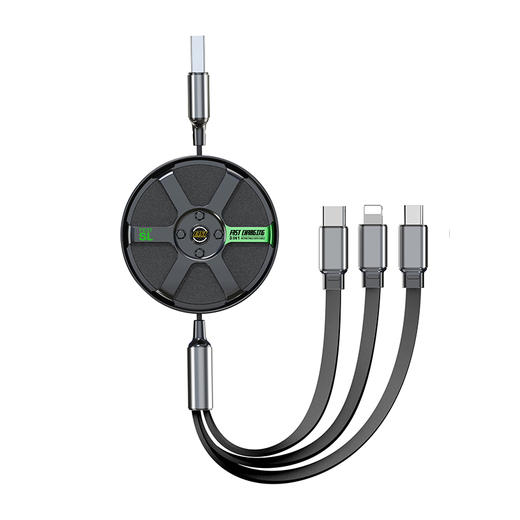 MiNEJONi一拖三收纳车载数据线S17 商品图0