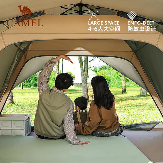 骆驼户外露营便携自动帐篷野营过夜防雨防晒野外帐篷露营全套装备 1V32266267-1/A 商品图2