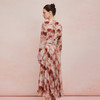 QF896斯尔丽25夏季新款法式优雅浪漫显瘦显高印花雪纺设计感放摆连衣裙 商品缩略图6