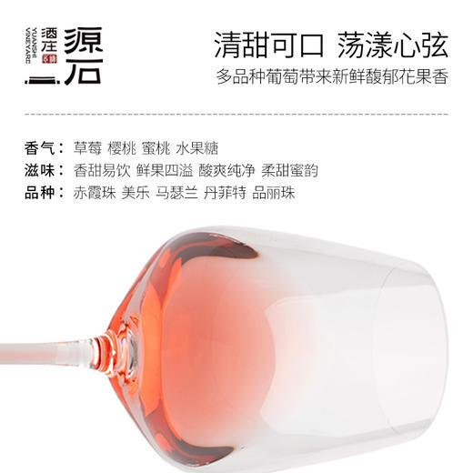 石黛·桃红半干葡萄酒 商品图3