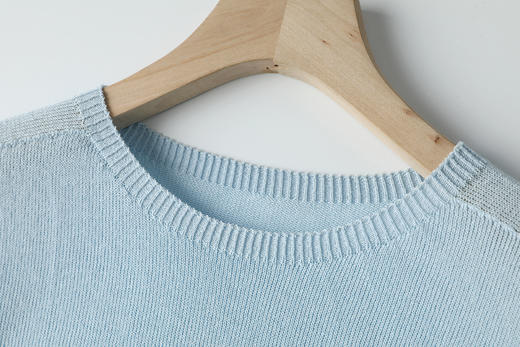 【无缝一体和纸纱圆领T恤】甄选和纸混纺纱线，质地轻盈，透气清爽JZ2531-CC 商品图11