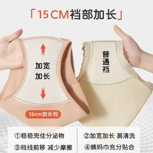 加长裆7A抗菌品质【全棉底档内裤系列】包臀不卡裆很舒服 商品图1