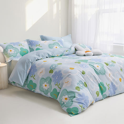 【维科家纺】全棉印花四件套-青栀 商品图2
