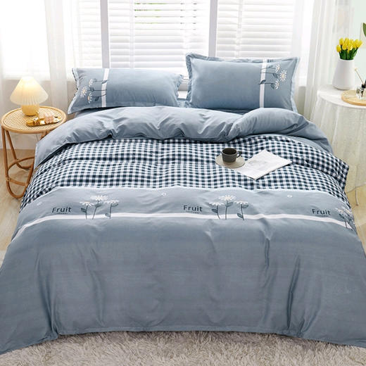 悠梦嘉居臻享活性澳棉四件套活性印染磨毛布印花套件双人四件套1.5/1.8床通用 商品图1