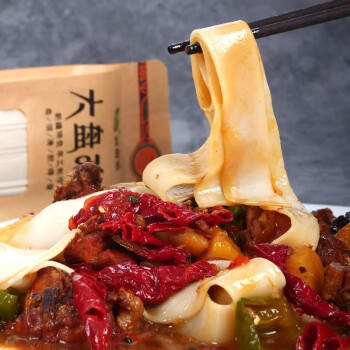 真拉（Zhen La）新疆大盘鸡面800g*2袋拉面裤带面拉条子拌面扯面烩面手工挂宽凉面 /粮油调味 /挂面 /传统挂面 商品图2