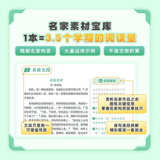 2025年备考一看就能用的作文素材初中版优秀作文素材作文纸条中 商品图2