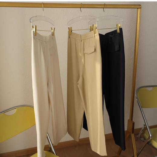 清凉解暑 抗皱亚麻裤！2025宽松直筒高腰显瘦九分休闲裤奶奶裤女夏新款！ 商品图2