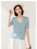 【和纸纱镂空小开衫】质地轻盈，光泽柔和，上身舒爽透气不闷热JZ2521-CC 商品缩略图3