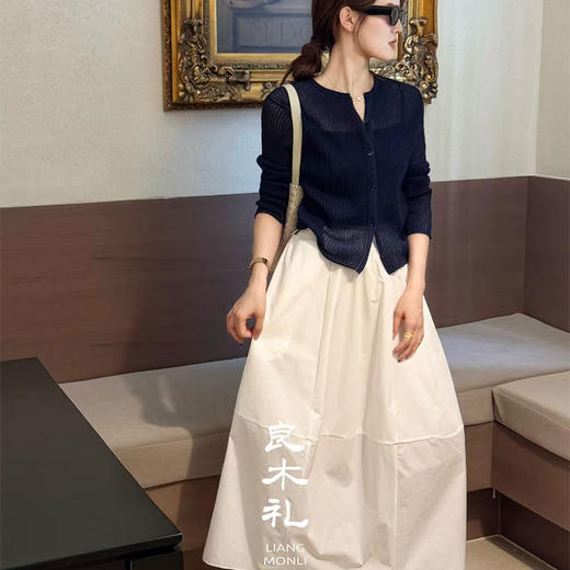 【预售7天】良木礼收腰花苞裙(02082998) 商品图0