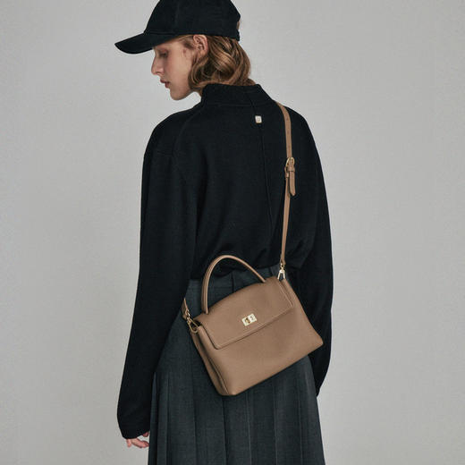 【预售3天】2025春夏新款时尚小方包女手提包单肩斜跨包6145-D 商品图0