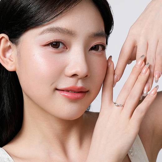 卡蒂罗/KADER 玫瑰物语情侣对戒 925银荆棘玫瑰热烈炽热开口可调节一对 浪漫氛围感恋爱必备配饰 女友520送女生 商品图2