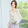 CC-SD7056冰丝防晒针织开衫女夏季2025新款休闲薄款长袖空调罩衫外搭女装 商品缩略图0