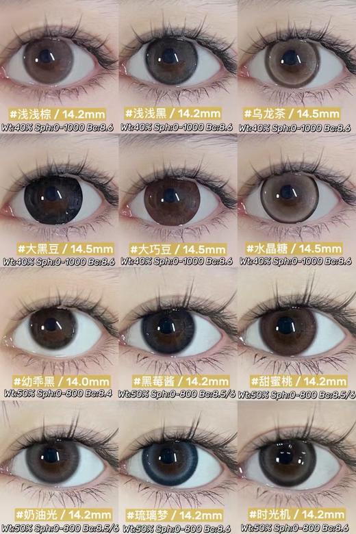 『日抛活动』 Deerbell-日抛合集-14.5mm-14.2mm【日抛 度数0-1000度 含525/575】 商品图1
