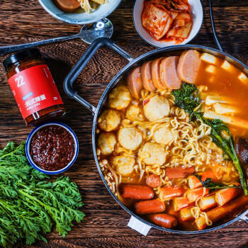 VEpiaopiao韩式辣酱低脂辣椒酱轻食拌面石锅拌饭酱家用甜辣酱料净含量250g /粮油调味 /调味品 /西式酱料 商品图5