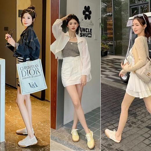 【云朵感~芭蕾德训鞋】 透气超高颜值‼️厚底增高，舒适性第一名！各种风格都百搭，裙子裤子随便穿，要潮有潮‼ 增高显脚小，很好搭衣服❗️❗ 商品图10