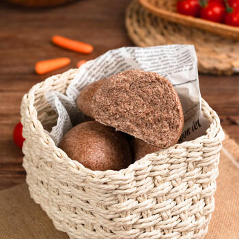 易小焙黑全麦粉500g*3 黑麦面包条馒头含麦麸粗粮杂粮烘焙新良制粉3斤 /粮油调味 /面粉 /通用粉 商品图4