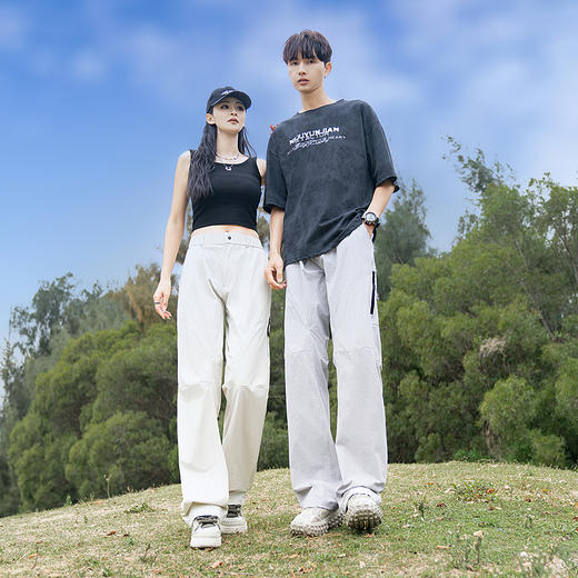 鸟家同款面料！【Schenvega--情侣款山系户外冰感速干裤】显高显瘦 男女同款 防晒透气 轻便耐磨 排汗速干 商品图6