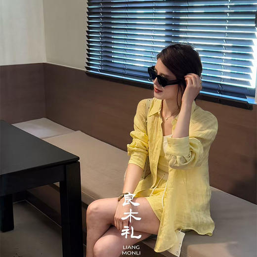 【预售7天】良木礼亚麻衬衣套装(086) 商品图0