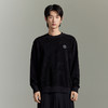 GXG男装  黑色绒感暗纹满印柔软长袖卫衣圆领时尚卫衣GEX13115183 商品缩略图2