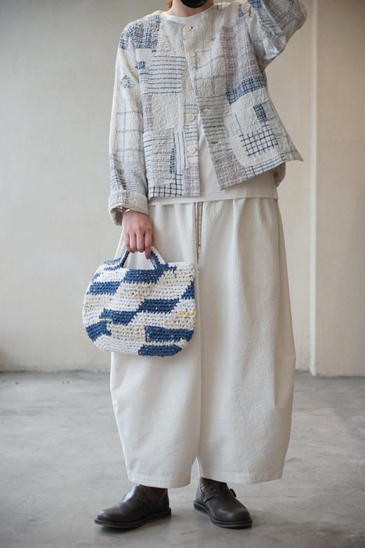 MAKU textiles｜手工钩针迷你托特包(NICO/ECRU) 商品图4