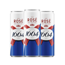【随心配】1664桃红啤酒罐装310ml*3罐