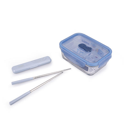 LC-S28F 凡尔赛彩盒装三件套（大方+餐具筷子+色丁布方包餐包） 商品图3