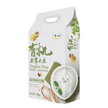 福临门 有机五常大米 10斤/袋 /粮油调味 /米 /稻花香米 商品图0