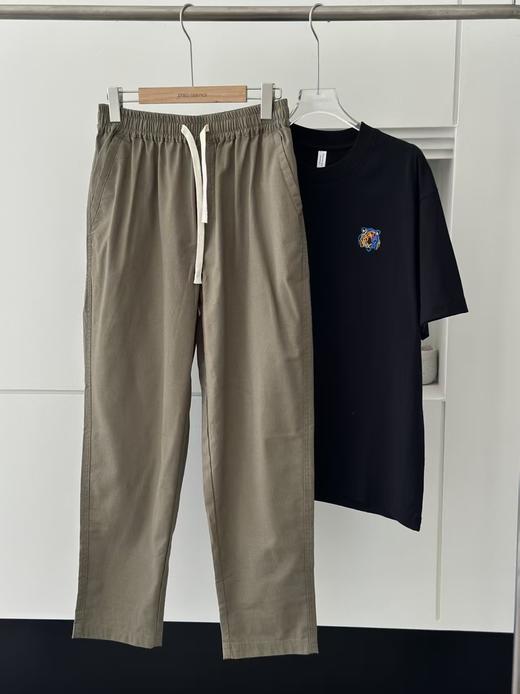 为夏季而生男士高端棉麻裤松紧腰小哈伦裤 商品图12