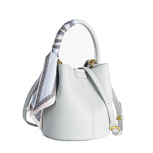 【预售3天】2025新款时尚百搭单肩包大容量高级感女士手提水桶包BX6040 商品图5