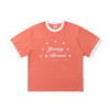 U17 星标 SLOGAN 印花T恤 橘粉色 商品缩略图0