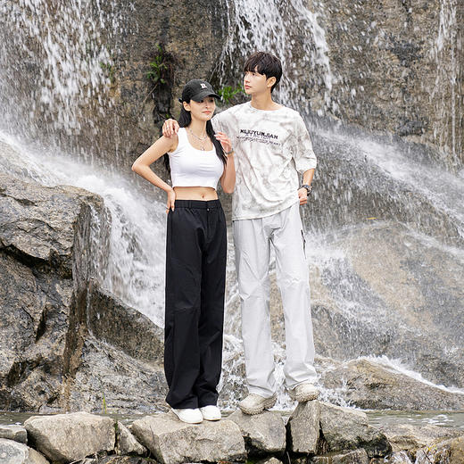 鸟家同款面料！【Schenvega--情侣款山系户外冰感速干裤】显高显瘦 男女同款 防晒透气 轻便耐磨 排汗速干 商品图3