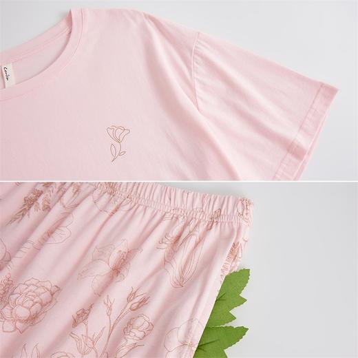 康妮雅女式短袖长裤套头套装521621002 商品图4