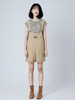 福利推荐~｛ 套装 ｝24194卡其条纹上衣➕背带裤两件套-喜出 商品缩略图1