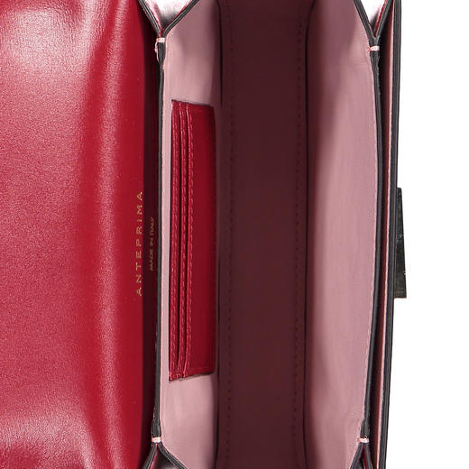 AB18S5510800REDF ANTEPRIMA 女士商务通勤简约风休闲百搭宽肩带包盖式牛皮小号单肩斜挎手提包 商品图3