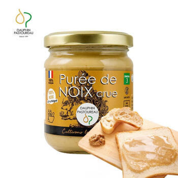 多斐（DAUPHIN PASTOUREAU）鲜核桃泥200g【法国进口0添加】纯核桃酱坚果泥果酱面包吃饭搭档 /粮油调味 /调味品 /西式酱料 商品图3