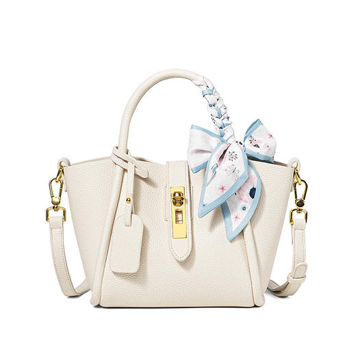 【预售3天】高级感通勤百搭单肩斜挎包女包菜篮子手提水桶托特包YY8113 商品图5