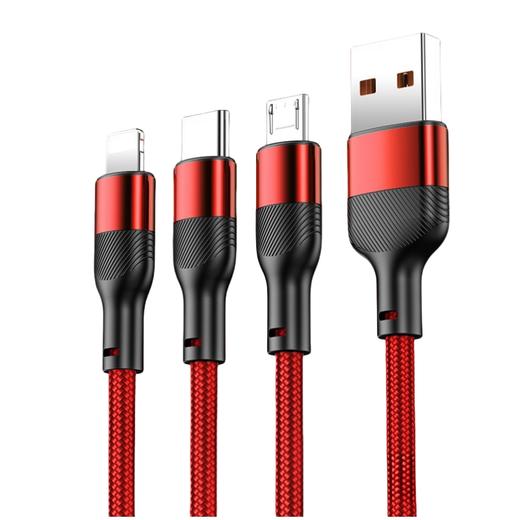 MiNEJONi一拖三数据线S08 商品图1