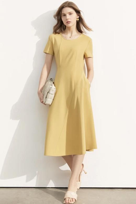 AMII/艾米 极简复古修身连衣裙 18416 商品图2