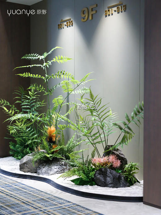 仿真花艺造景/假花造景/家居会所商业楼/生态景观场景布置/店铺绿植造景（具体价格咨询商家） 商品图5