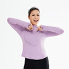 多威运动上衣立领半门襟拉链女士吸湿速干长袖T恤2342451 商品缩略图2