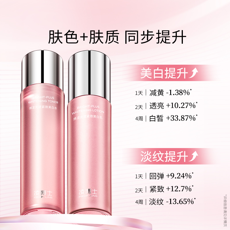 严选 | 凌博士祛斑美白水乳套装(水120ml+乳100g)