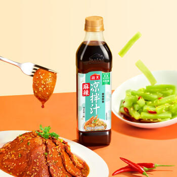 海天 凉拌汁 麻辣酸爽 凉拌调料 点蘸捞汁 调味汁 麻辣味570g  /粮油调味 /调味品 /复合调味汁 商品图3