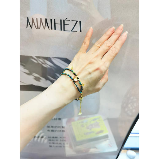 【非质量问题不退，谢谢理解】星璨双辉手链 石榴石红|色泽浓郁 青金石绿|深邃沉稳 点亮手腕的璀璨星光 商品图6