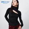simplepieces秋季新品T恤女SPS莫代尔镂空设计上衣 商品缩略图0