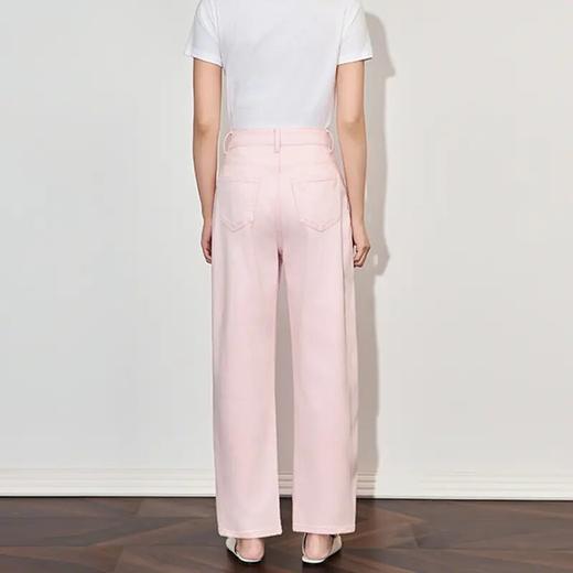 「高货wl」全新升级【铂金会员211/天猫279/差价68】(95451)洛诗琳通勤简约休闲四面弹2025莱塞尔香蕉裤松弛感牛仔裤女95451 商品图1