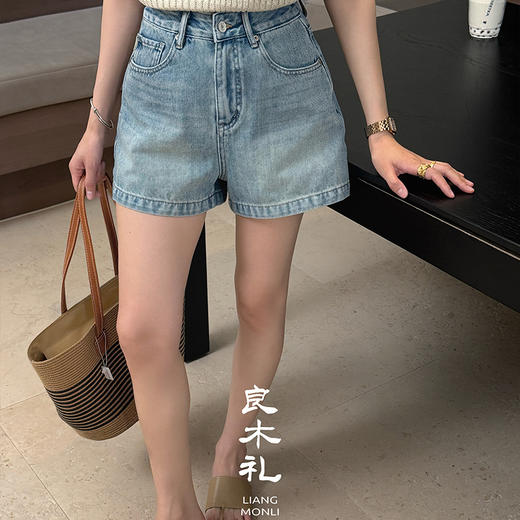 【部分现货】良木礼牛仔短裤（67592） 商品图2