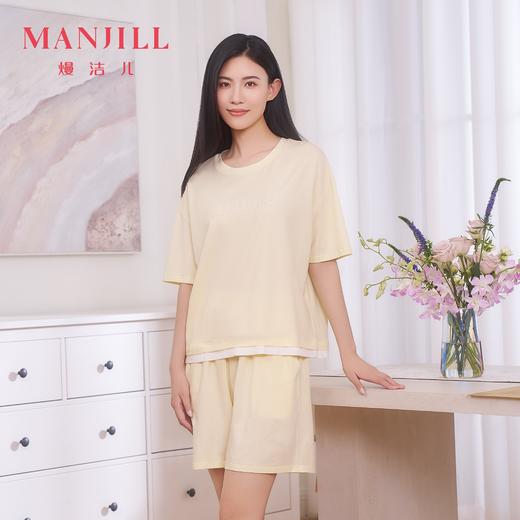 【商场同款】熳洁儿 青少年夏季圆领短袖中裤莱赛尔套装25203218/25203918 商品图2