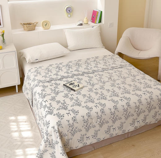 【买一送一】拍2床自动改价！出口单凉感冰淇淋夏被空调被 朴素简约卡通 可水洗机洗 商品图4